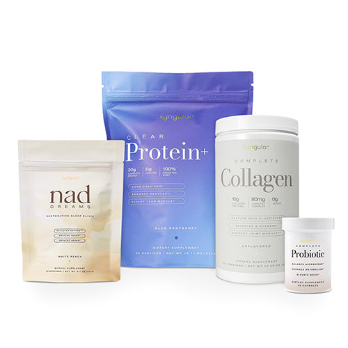 Unflavored Collagen & Blue Raspberry Clear Protein +