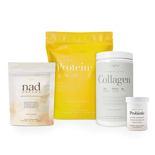 Unflavored Collagen & Frosted Lemon Clear Protein +
